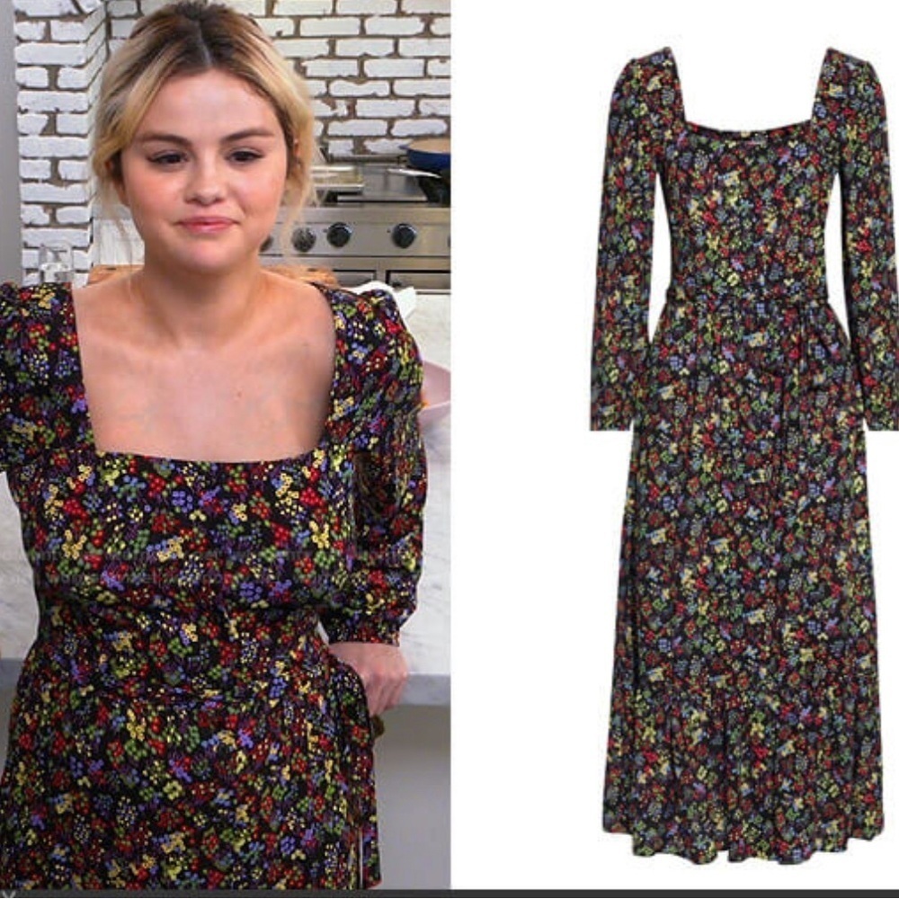 HVN Neon Floral Eva Maxi Dress size 2